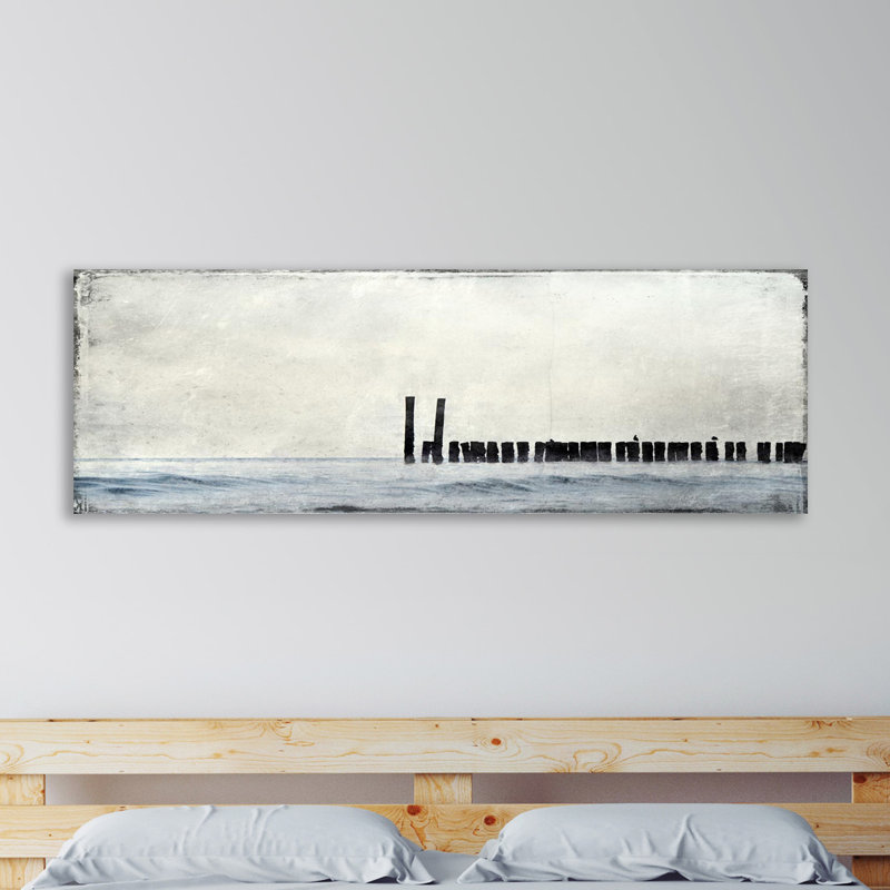 Horizontal Sea Bed by Kimberly Allen - Panoramic Print on Canvas, 12" H x 36" W x 1.5" D