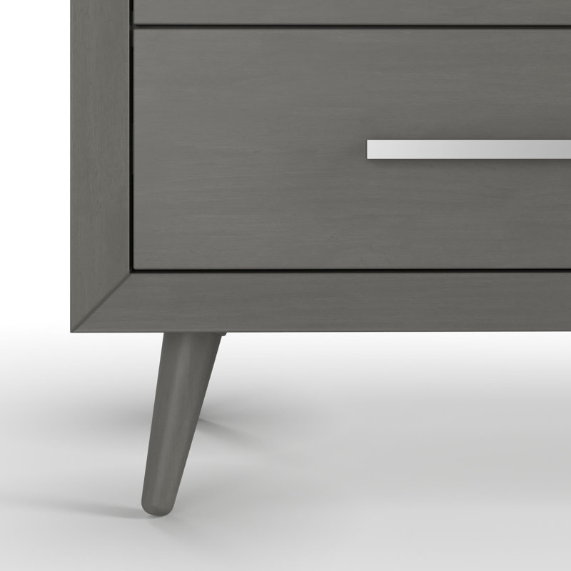 Cranbrook 6 Drawer Double Dresser, Grey