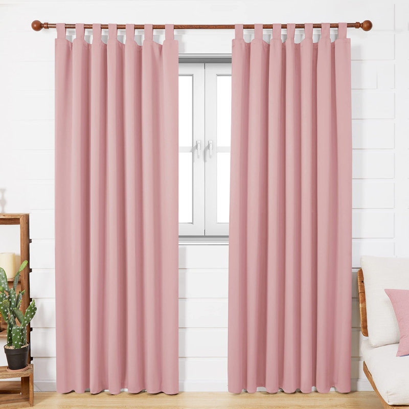 Poveromo Blackout Curtain Pair, 55cm Width x 290cm Drop