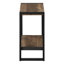 Table d'appoint, table d'appoint, table de bout, table de chevet, lampe, salon, métal stratifié, industriel-491300755