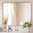 Lunara 1.18" Deep Rounded Corner Rectangular Bathroom Wall Mirror with Premium Tempered Glass & Aluminum Alloy Framed-681254939-681096522