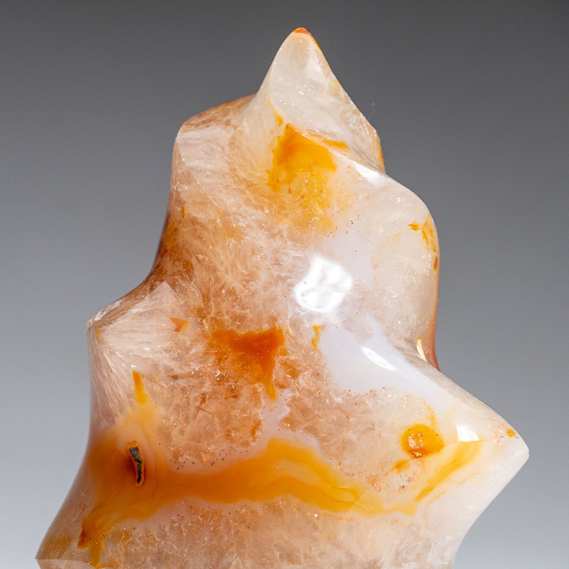 Genuine Polished Agate Flame Freeform from Madagascar (1.6 Lbs)
