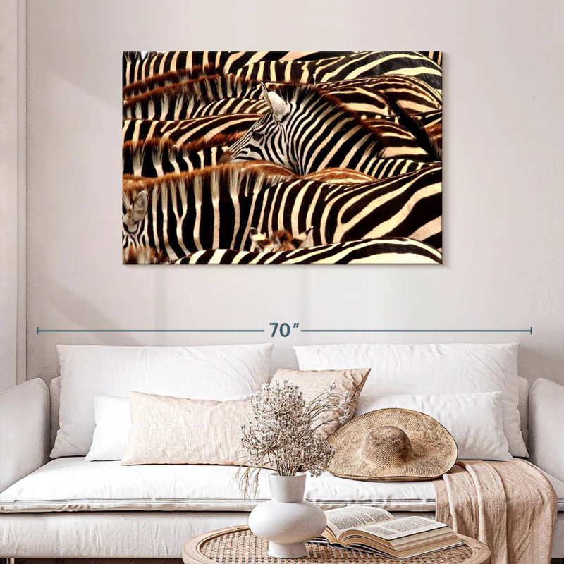 Serengeti Zebra Stripes, H 30 po x l 45 po