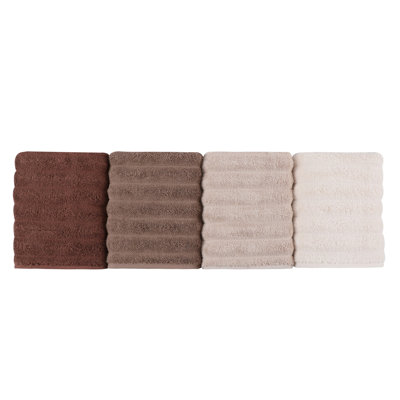 Ensemble de serviettes 4 pièces 100% coton