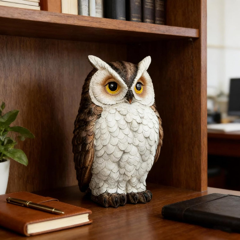 Statue de jardin hibou