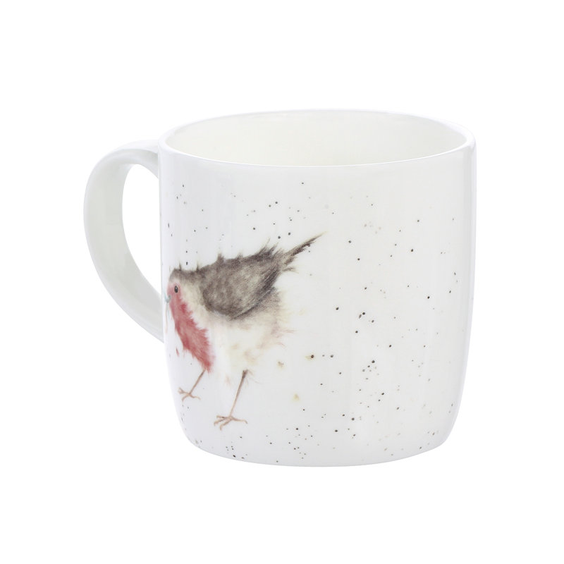 Wrendale Designs, Fine Bone China - Garden Friend (Robin) Mug