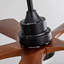 Ventilateurs de plafond noirs avec lumières et télécommande-100208801-100208805