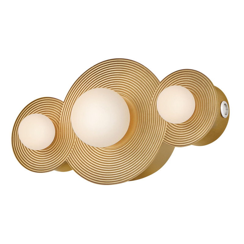 Rhea 10" 3 - Light LED Bath Sconce by Lisa McDennon, Heritage Brass
