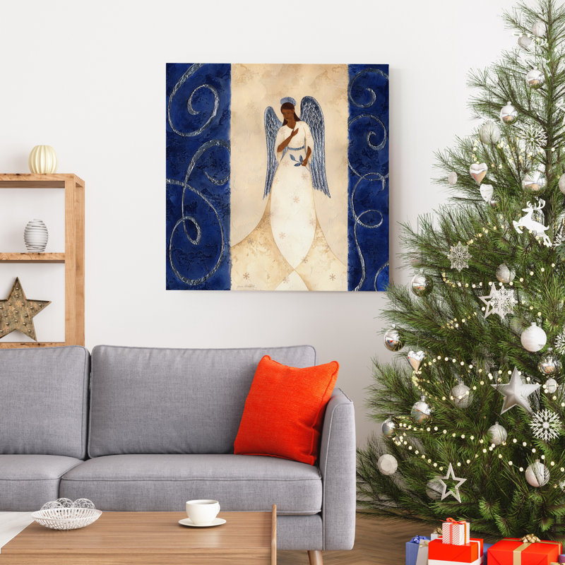 « Blue Angel I », reproduction d’art sur toile tendue, H 24 po x l 24 po x P 1 po