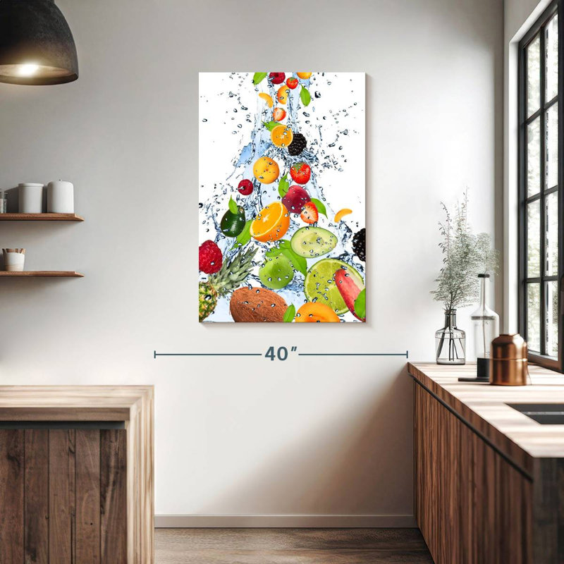 Yarlin Fruit Water Splash, 39" H x 26" W