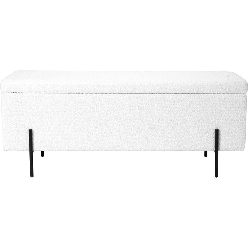 Polyester Upholstered Storage Bench