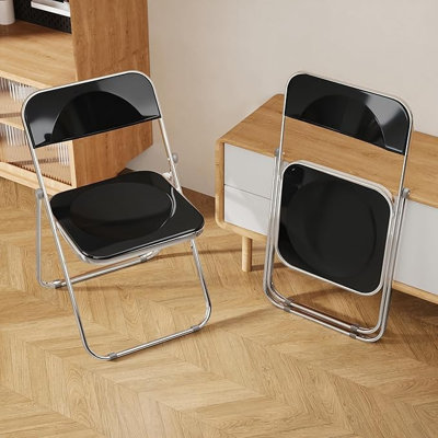 Plastic Stackable Folding Chair Set of 2