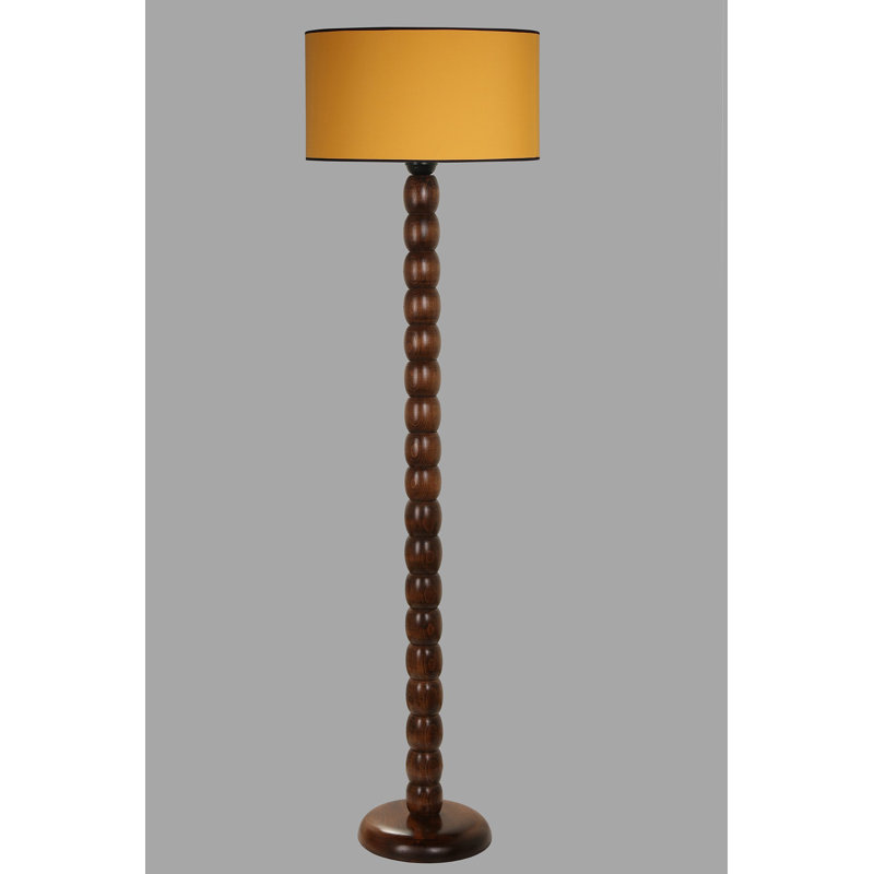 Lampe sur pied 59 po Vincenzo, Moutarde