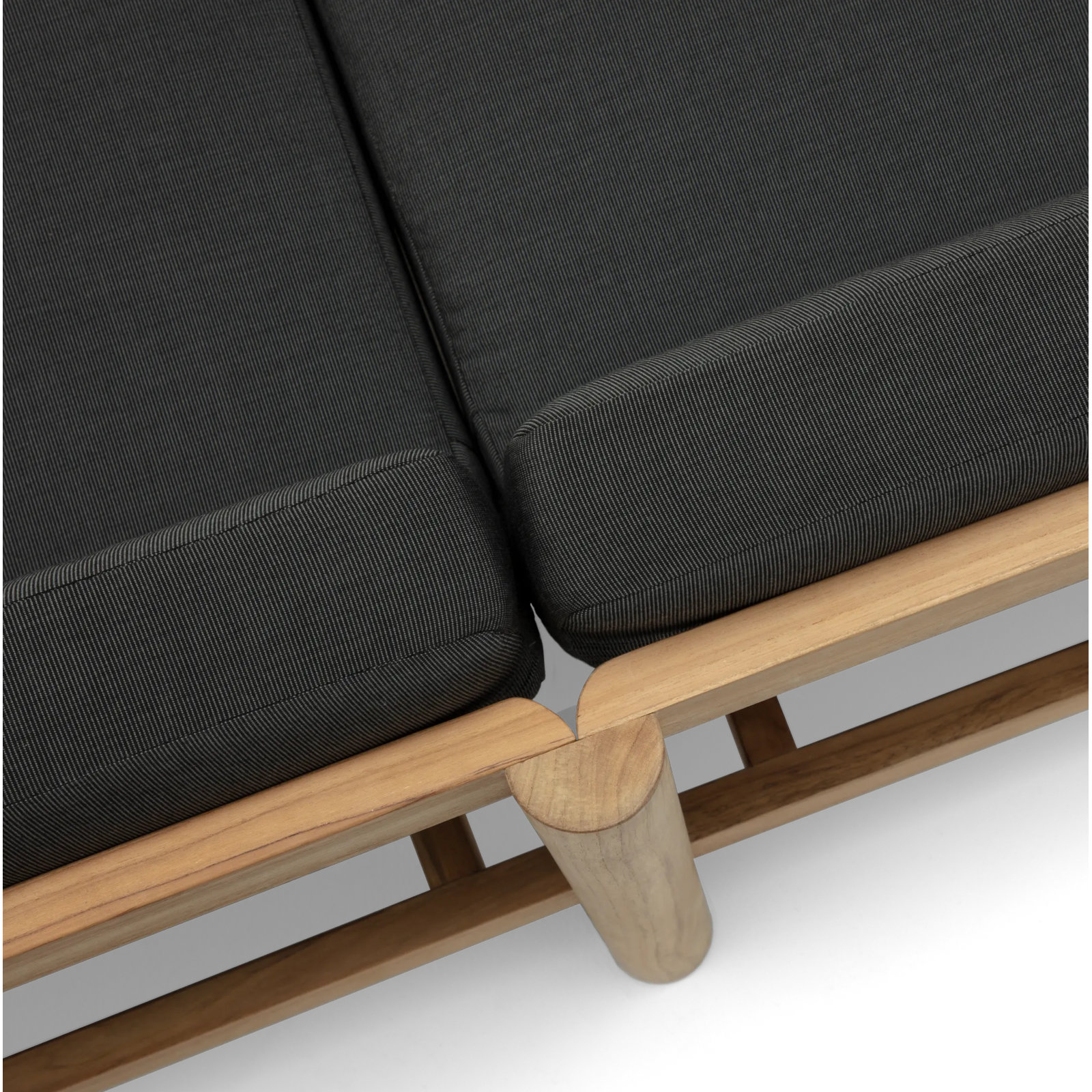 Haven 89" Sunbrella® Patio Sectional, Sunbrella Coal