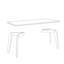 Poplar solid wood large dining table-559508881
