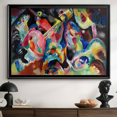 Sketch for Composition II-Wassily Kandinsky-Framed Gallery Wrapped Canvas-1909–1910