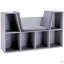 Bibliothèque avec coin lecture et coussin, organisateur de rangement polyvalent-846477672
