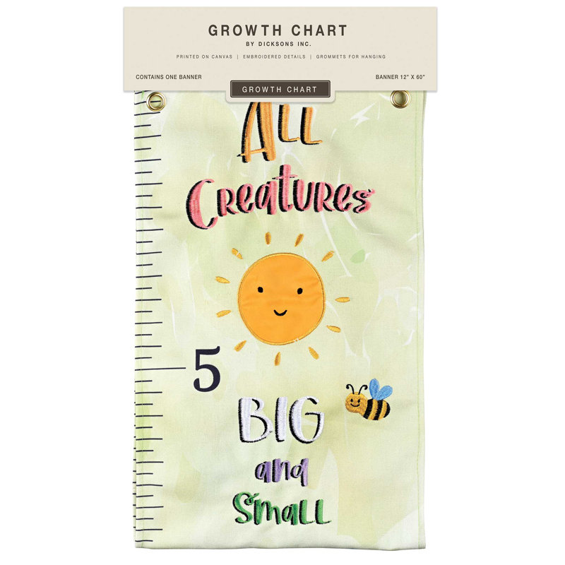 Growth Chart All Creatures Big & Small