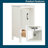 18 Inch Freestanding Solid Wood Bathroom Vanity With Countertop Fully Assembled-445527892
