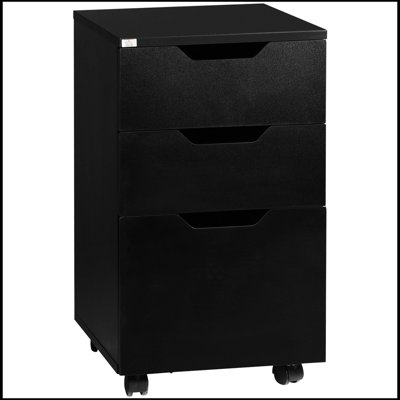 3 Drawer Mobile File Cabinet, Rolling Printer Stand, Vertical Filing Cabinet -  Ebern Designs, F586F2D8B34E4B8DB16237D596A1A20F