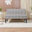Fauteuil d'appoint rembourré Classic Linen - Élégance et confort intemporels-1252394673