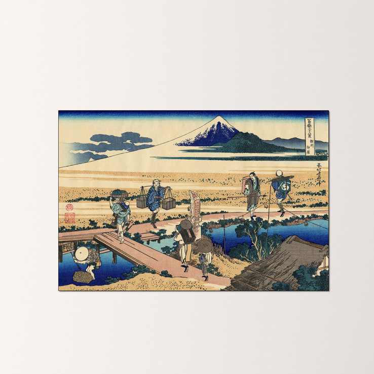Hokusai - Wrapped Canvas Painting, 60cm H x 90cm W x 1.8cm D