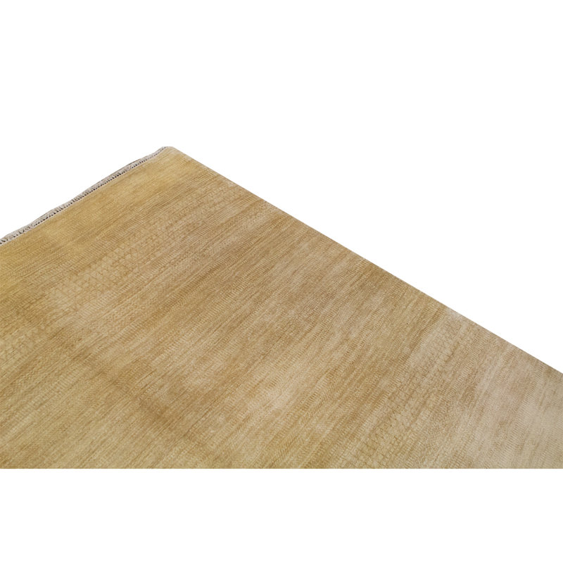 Hand-Knotted High-Quality Yellow Area Rug