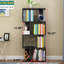 Versatile 4 Tier Storage Shelf S Shaped Bookcase Ideal For Display And Storage Enhancing Your Home Decor