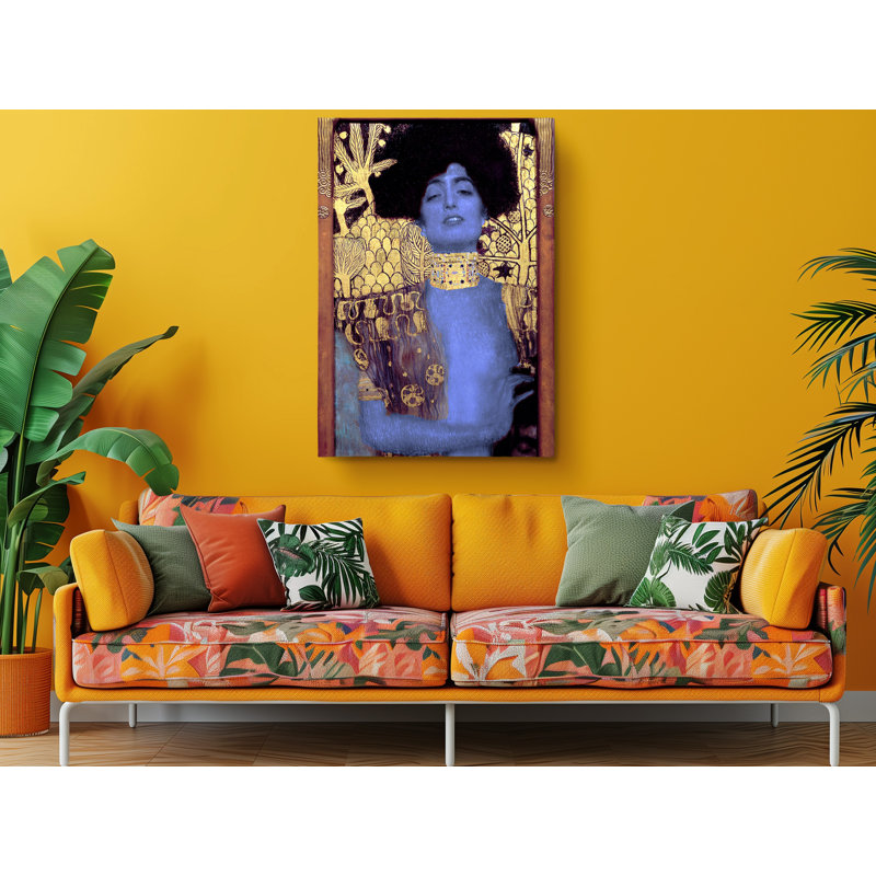 Reproduction de la peinture Judith I Ver 2 par Gustav Klimt, H 24 po x l 16 po x P 2 po