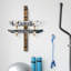 Solid Wood Wall Mounted Multi-Use Ski/Snowboard Rack