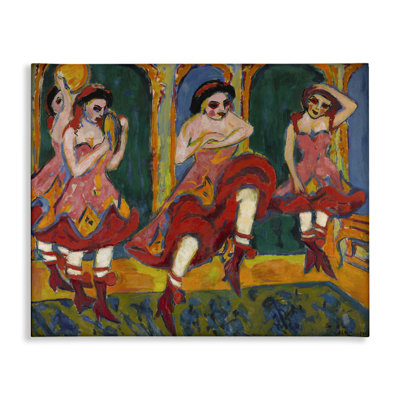 Classic Czardas Dancers Canvas Wall Art by one1000paintings