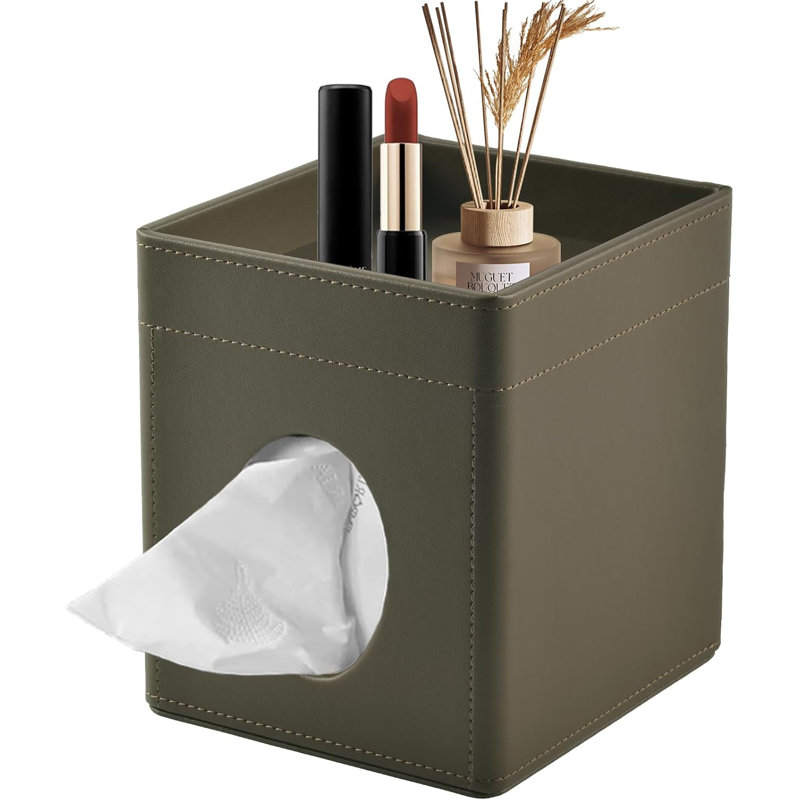 Tissue Box Cover, Green