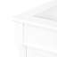 Meuble-lavabo de salle de bain 24 po avec lavabo en céramique. Moderne. Cadre en bois massif. Tableaux. Grand rangement. Blanc. Armoire à poignée exquise de style moderne. Bassin. Poignée. Charnières. Compatible avec un robinet de 4 po-117804519