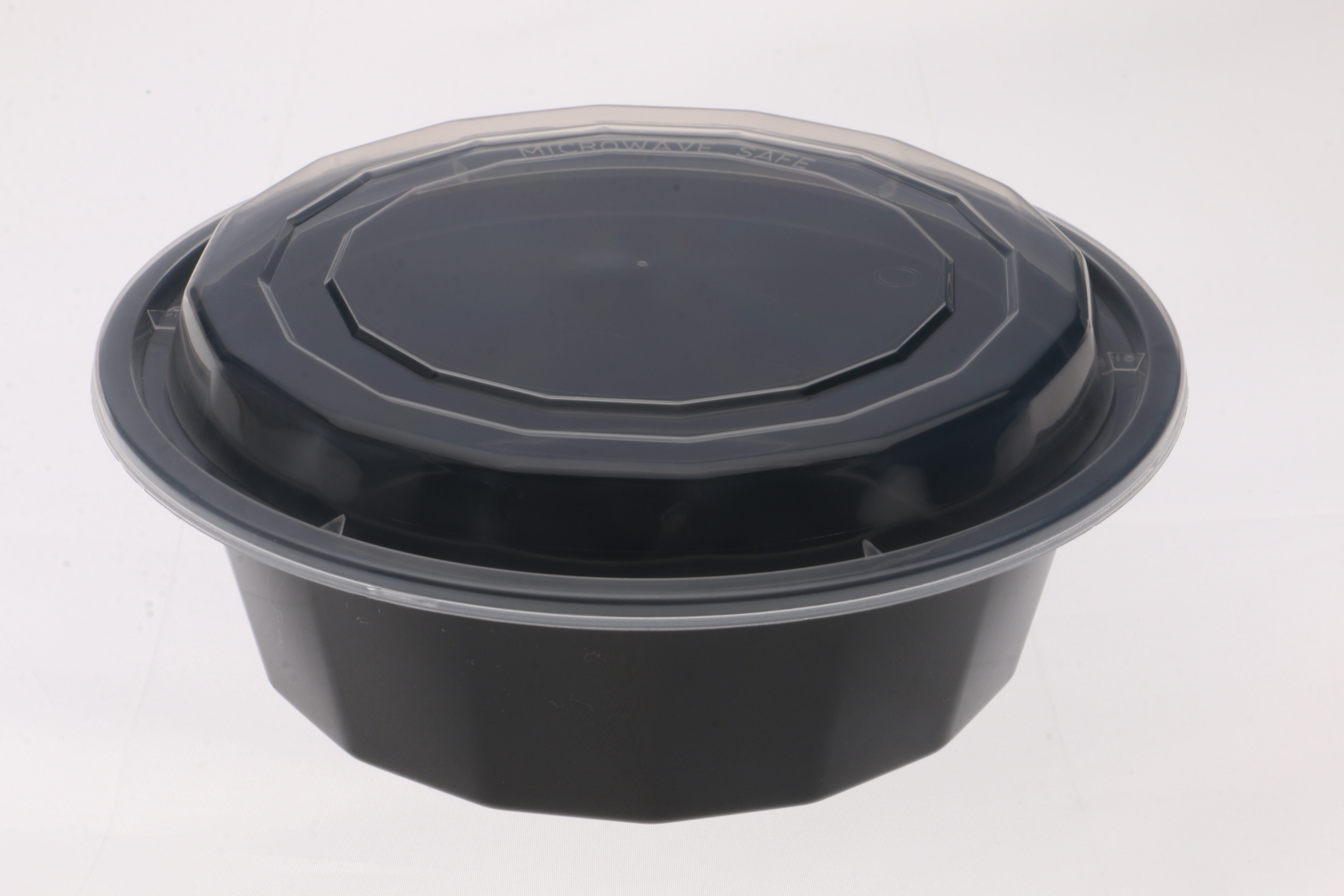 Disposable Round Plastic Container Take Away Plastic Food