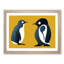 Young Penguins Abstract - Framed Print-2043635676-2043635677