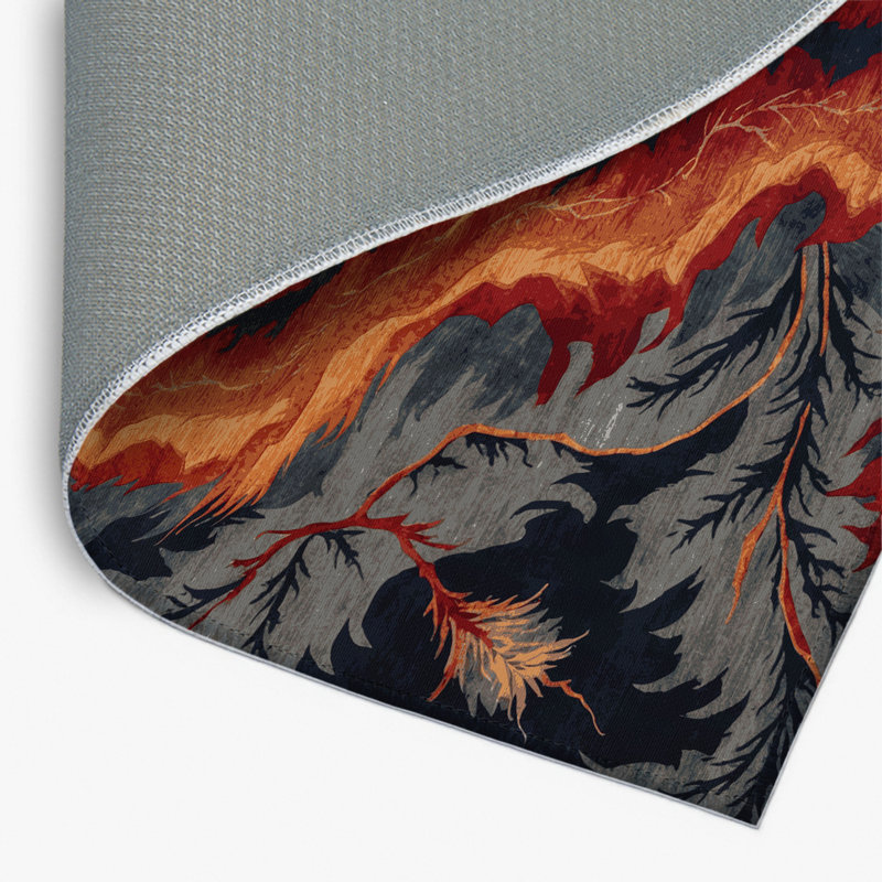 Tapis d'intérieur et d'extérieur brun Nature