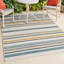 Tapis intérieur / extérieur crème / bleu marine Janus Classic Coastal-205660388