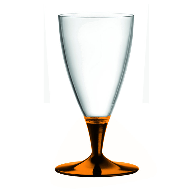 Polycarbonate Beer Glass - 6 Pieces, Amber