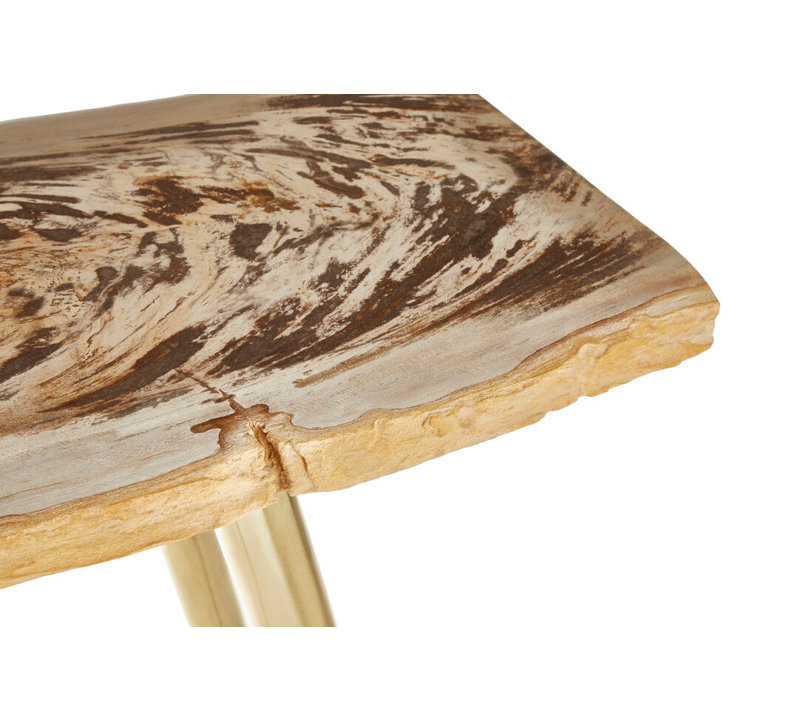 120cm Solid Wood Top Console Table