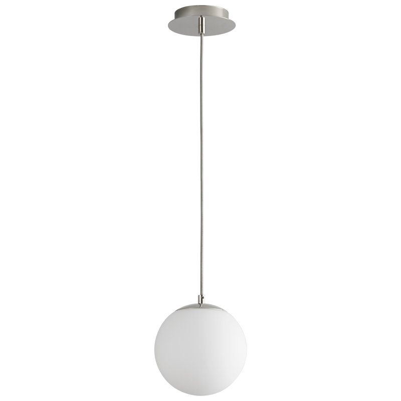 Kamm 1 - Light LED Single Pendant, 129.5" H x 8" W x 8" D, Polished Chrome