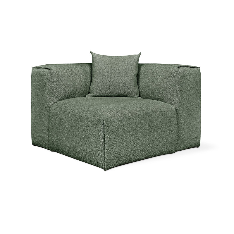 Nest Modular Corner Chair, Morris Pine