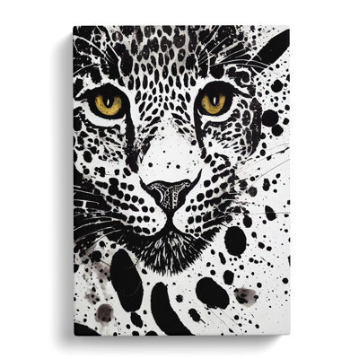 Leopard Splatter Vol.2 - Wrapped Canvas