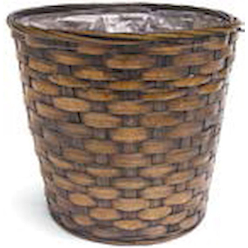 August Grove® Wicker Box, 7" H x 9.5" W x 9.5" D