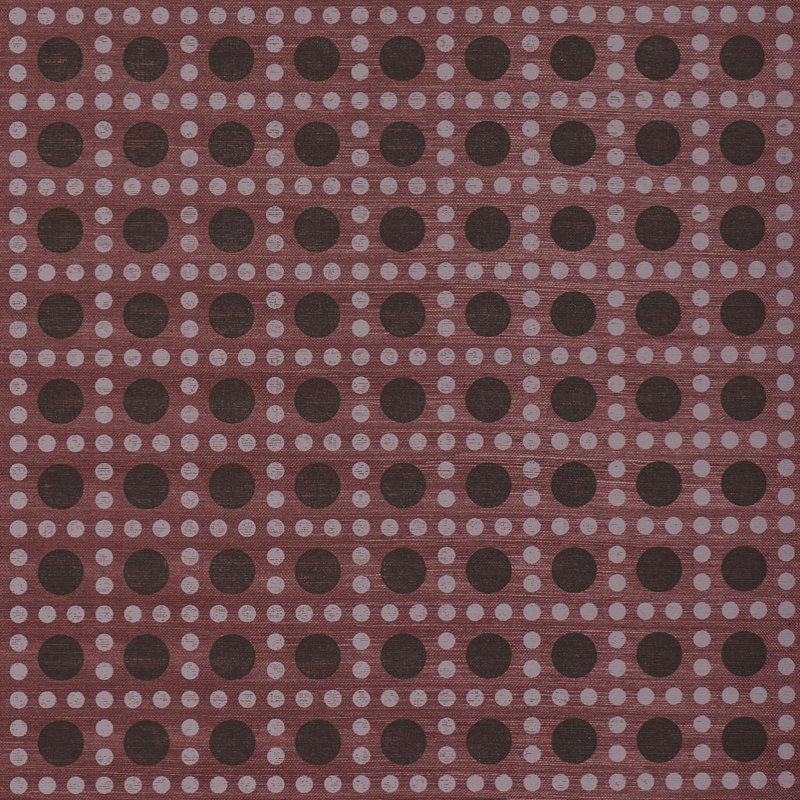 Schumacher X Backdrop Puntini Sisal Wallpaper, Purple