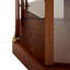 Vitrine de coin lumineuse 6 tablettes avec tablettes réglables en verre trempé et dossier en miroir-2006787043