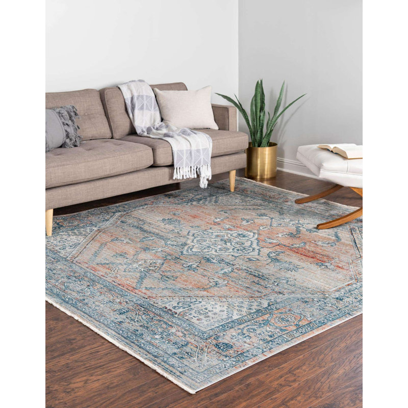 Alabama Oriental Indoor Rug, Square 8'
