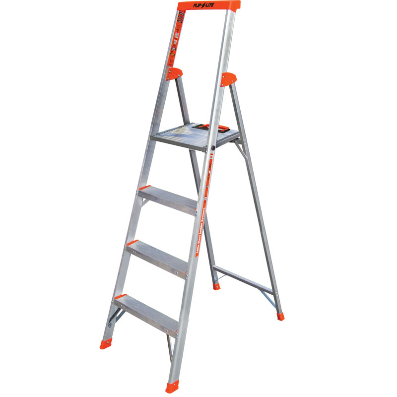 Échelle de l’échelon en aluminium flip-n-lite de type 1a avec capacité de charge de 300 lb 6,23 pi