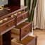 Buffet en noyer massif et bois manufacturé