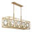 Balfour 8-Light Linear Chandelier in Brass-128676677