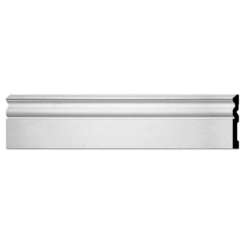 Gray Polyurethane Traditional Baseboard Moulding 94.5"